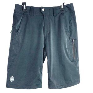 Stio Shorts Mens OPR Style 2391 Gray 12" Inseam Polyester Tag Size 32 Actual 31